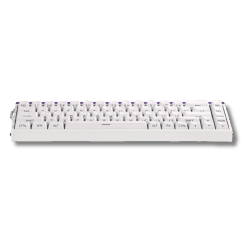 Teclado Magnético Aula Hero68 HE 8k 0.01mm Rapid Trigger Branco Inglês Us