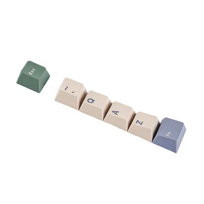 Teclado Mecânico Aula F75 Bege Verde Sem Fio Inglês Us