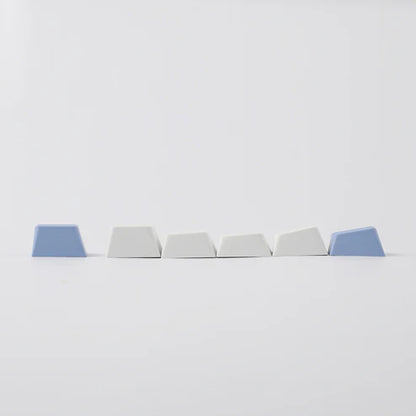 Teclado Mecânico Aula F75 Azul Claro Sem Fio Inglês Us