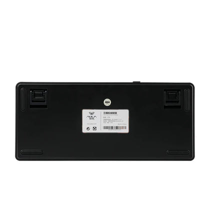 Teclado Mecânico Aula F75 Preto Laranja Sem Fio Abnt2