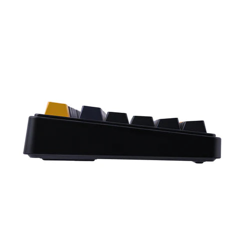 Teclado Mecânico Aula F75 Preto Laranja Sem Fio Abnt2