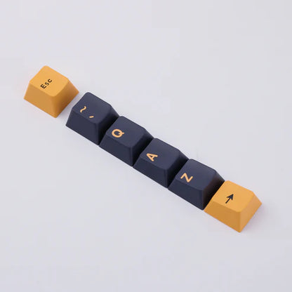 Teclado Mecânico Aula F75 Preto Laranja Sem Fio Abnt2