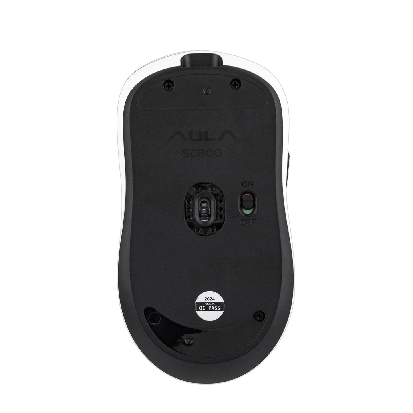 Mouse Gamer Aula SC800 Sem Fio 8k Tri-mode 37g Branco