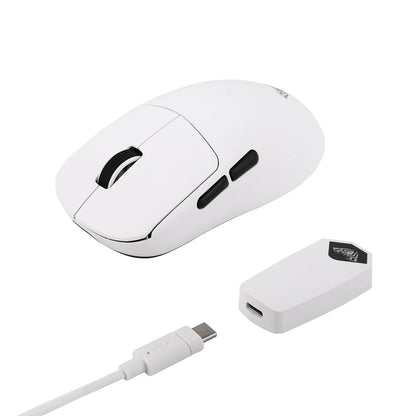 Mouse Gamer Aula SC800 Sem Fio 8k Tri-mode 37g Branco