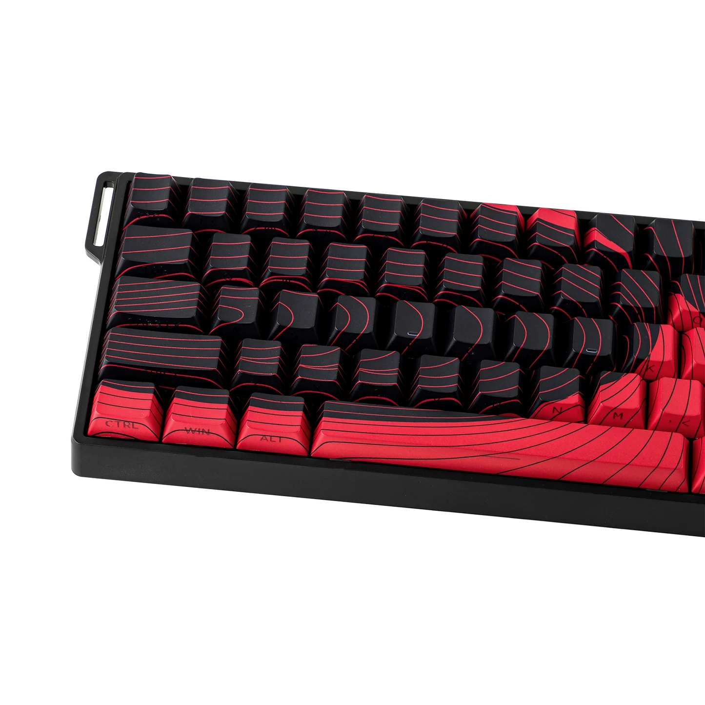 Teclado Magnético Aula Win60he Max Switch Wing Chun Magnetic Vermelho Inglês Us