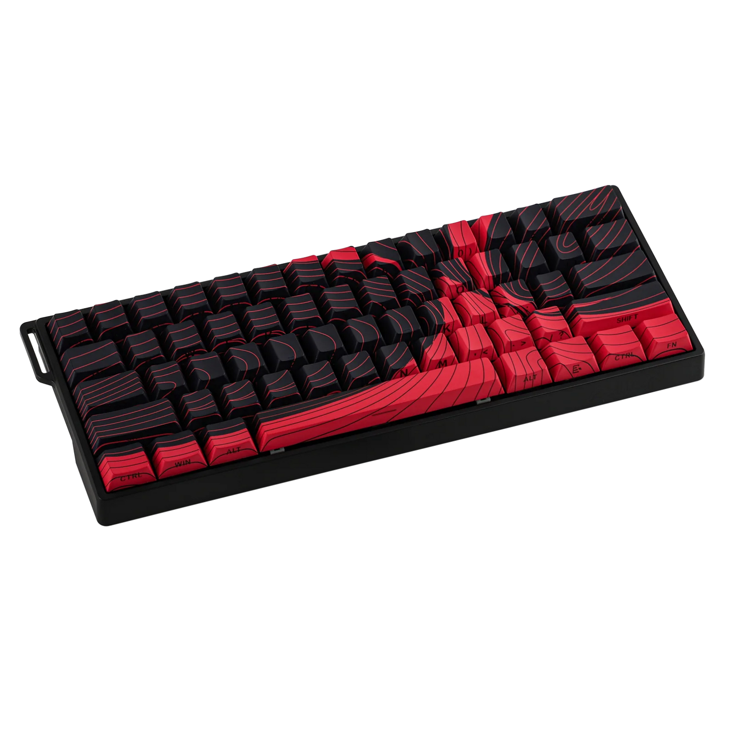 Teclado Magnético Aula Win60he Max Switch Wing Chun Magnetic Vermelho Inglês Us