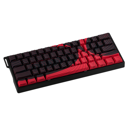 Teclado Magnético Aula Win60he Max Switch Wing Chun Magnetic Vermelho Inglês Us