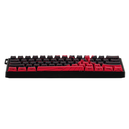Teclado Magnético Aula Win60he Max Switch Wing Chun Magnetic Vermelho Inglês Us
