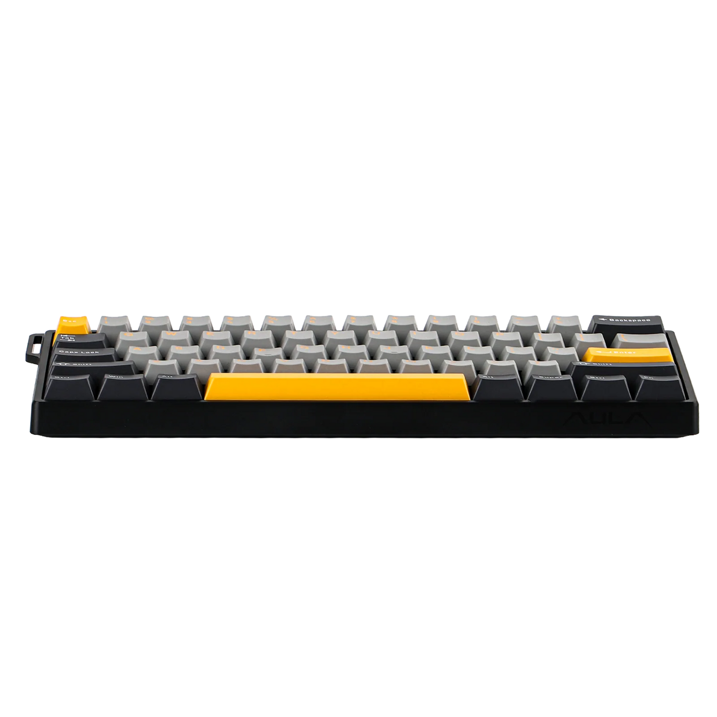 Teclado Magnético Aula Win60he Switch Wing Chun Magnetic Preto Amarelo Inglês Us