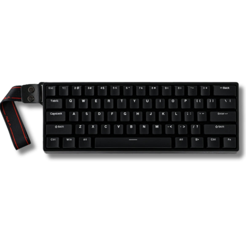 Teclado Magnético Aula Win60he Idioma Inglês Us Switch Gray Wood Magnetic Preto