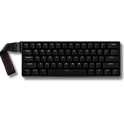 Teclado Magnético Aula Win60he Idioma Inglês Us Switch Gray Wood Magnetic Preto