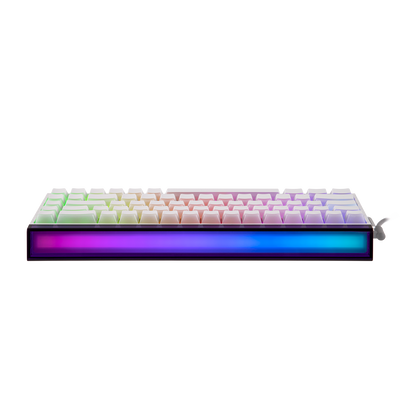 Teclado Magnético Aula Hero68 HE 8k 0.01mm Rapid Trigger Branco LightHouse Inglês Us