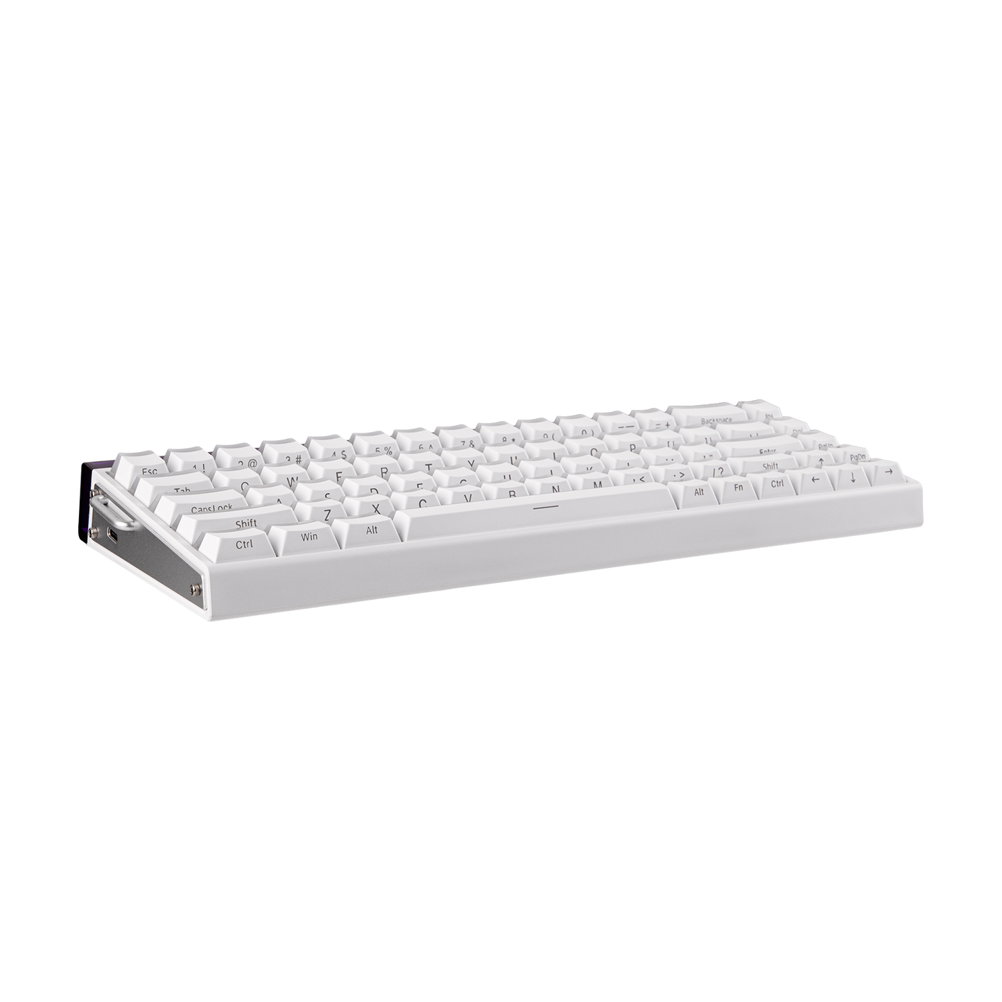 Teclado Magnético Aula Hero68 HE 8k 0.01mm Rapid Trigger Branco LightHouse Inglês Us