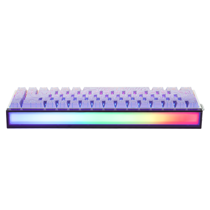 Teclado Magnético Aula Hero68 HE 8k 0.01mm Rapid Trigger Roxo Inglês Us