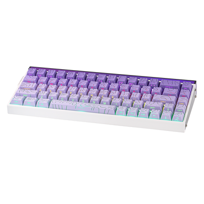 Teclado Magnético Aula Hero68 HE 8k 0.01mm Rapid Trigger Roxo Inglês Us