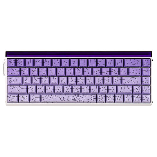 Teclado Magnético Aula Hero68 HE 8k 0.01mm Rapid Trigger Roxo Inglês Us