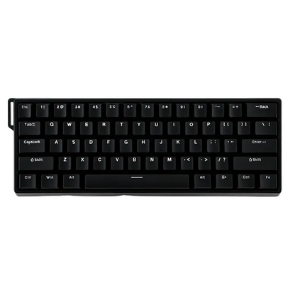 Teclado Magnético Aula Win60he Idioma Inglês Us Switch Gray Wood Magnetic Preto