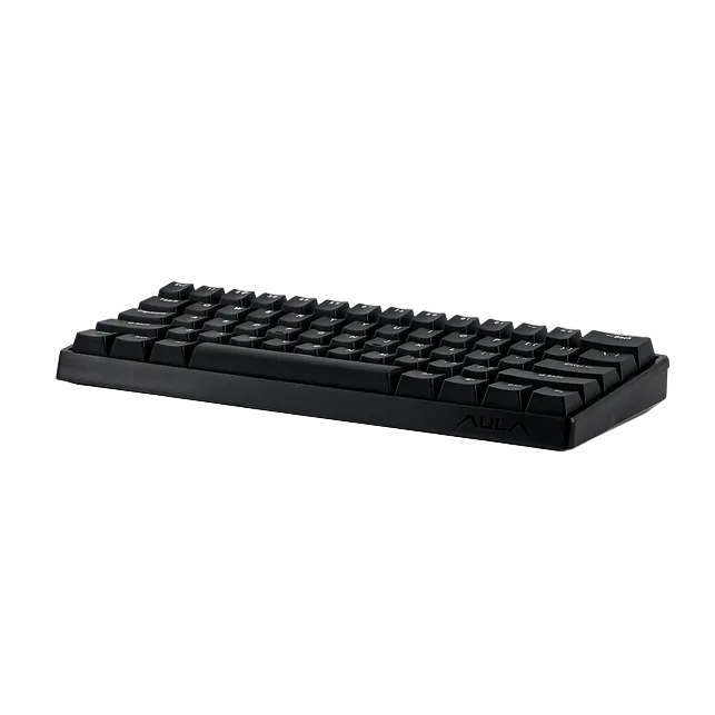 Teclado Magnético Aula Win60he Idioma Inglês Us Switch Gray Wood Magnetic Preto