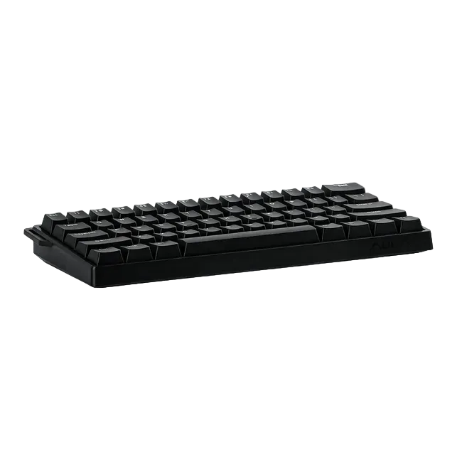 Teclado Magnético Aula Win60he Idioma Inglês Us Switch Gray Wood Magnetic Preto