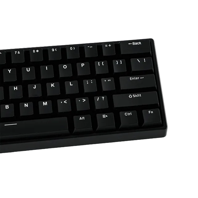 Teclado Magnético Aula Win60he Idioma Inglês Us Switch Gray Wood Magnetic Preto
