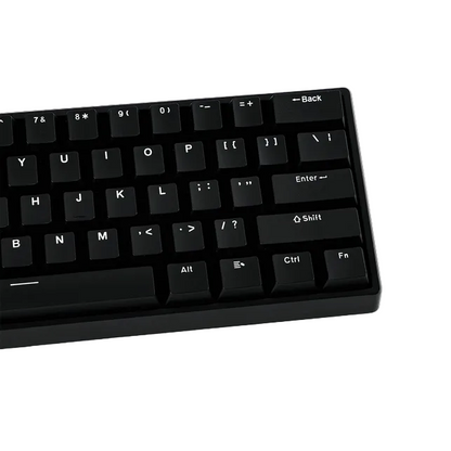 Teclado Magnético Aula Win60he Idioma Inglês Us Switch Gray Wood Magnetic Preto