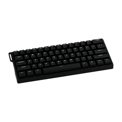 Teclado Magnético Aula Win60he Idioma Inglês Us Switch Gray Wood Magnetic Preto
