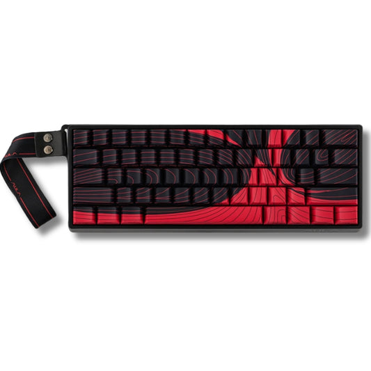 Teclado Magnético Aula Win60he Max Switch Wing Chun Magnetic Vermelho Inglês Us
